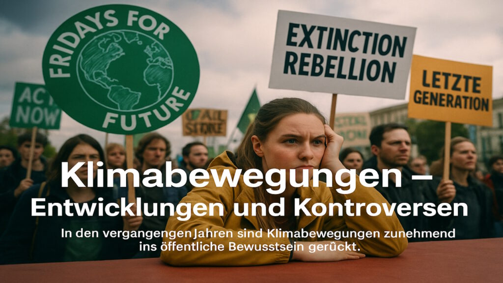 Klimabewegungen und Kontroversen